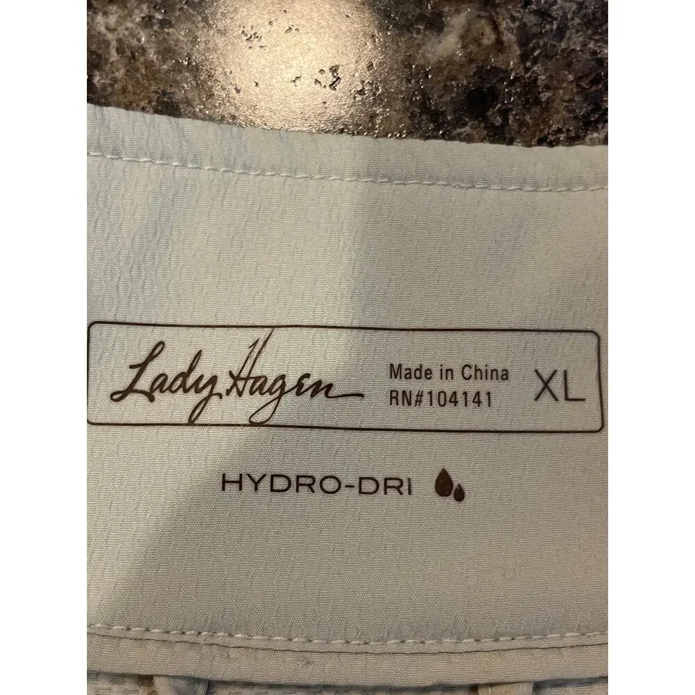 Lady Hagen XL Cream‎ Color Full Zip Jacket Golf Tennis Athleisure